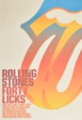 ROLLING STONES - VINTAGE 2002 40TH ANNIVERSARY POSTER