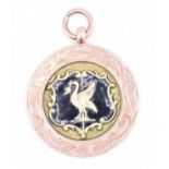 HALLMARKED 9CT GOLD MEDALLION PENDANT