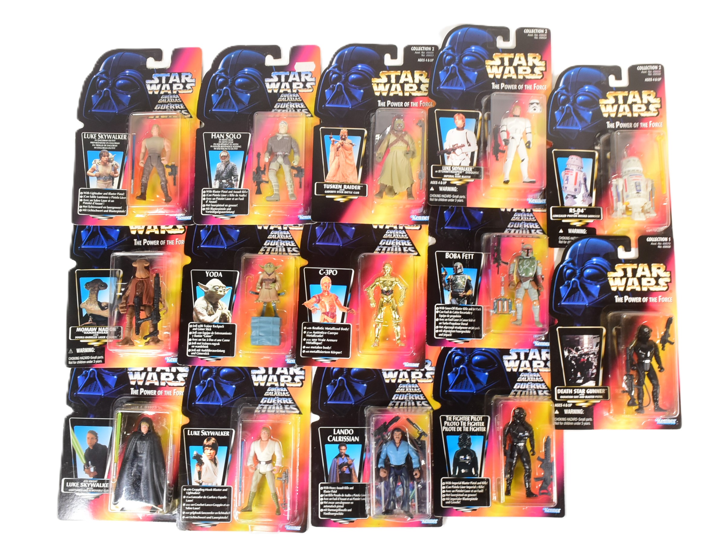 STAR WARS - KENNER CARDED MOC ACTION FIGURES