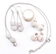 COLLECTION OF 925 SILVER COSMIC & STARDUST JEWELLERY