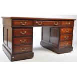 VINTAGE 20TH CENTURY GEORGE III REVIVAL OFFICE DESK