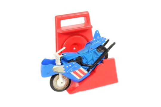 EVEL KNIEVEL - VINTAGE STRATO CYCLE BIKE & LAUNCHER - Image 1 of 5