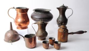 COLLECTION OF EARLY 20TH CENTURY COPPER ITEMS