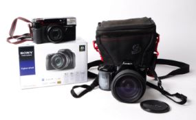 MINOLTA & PENTAX - TWO VINTAGE POINT & SHOOT CAMERAS