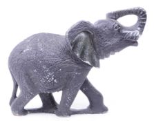 20TH CENTURY SHONA STONE ELEPHANT SCULPTURE