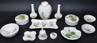 POOLE POTTERY - COUNTRY LANE - VINTAGE PORCELAIN TABLEWARE ITEMS