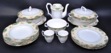 CROWN STAFFORDSHIRE - EARLY 20TH CENTURY BONE CHINA SERVICE