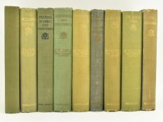 VON ARNIM, ELIZABETH. COLLECTION OF NINE EARLY EDITIONS IN UNIFORM CLOTH