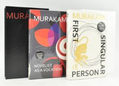 MURAKAMI, HARUKI. TWO SIGNED FIRST UK EDITIONS PRESENTED IN CUSTOM SLIPCASES