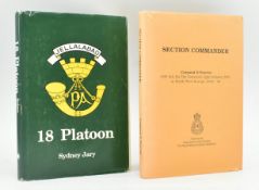 WW2 INTEREST. TWO SIGNED ACCOUNTS OF 18 PLATOON & SECTION COMMANDER BY SYDNEY JARY & DOUG PROCTOR