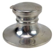 20TH CENTURY HALLMARKED SILVER CAPSTAN INKWELL