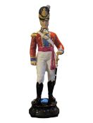 ROYAL WORCESTER - OFFICER OF THE COLDSTREAM GUARD PORCELAIN FIGURE