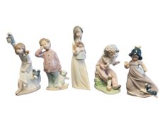 LLADRO - NAO - COLLECTION OF LATE 20TH CENTURY PORCELAIN FIGURES