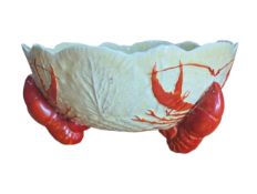 CROWN DEVON - MID CENTURY CERAMIC LOBSTER BOWL