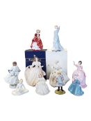 LARGE COLLECTION OF LATE 20TH CENTURY PORCELAIN FIGURES