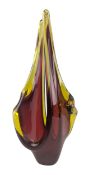FLAVIO POLI - 20TH CENTURY MURANO STUDIO ART GLASS VASE