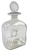 HOLMEGAARD - KLUK KLUK - DANISH PINCHED GLASS DECANTER