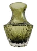 BAXTER FOR WHITEFRIARS - NO. 9832 - POT BELLY GLASS VASE IN SAGE GREEN