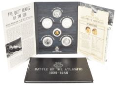 LONDON MINT BATTLE OF THE ATLANTIC PROOF COIN SET