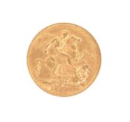 1907 EDWARD VII GOLD SOVEREIGN COIN