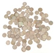 COLLECTION OF 19TH & 20TH CENTURY BRITISH SILVER THREEPENCE