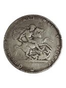 1820 GEORGE III SILVER CROWN COIN