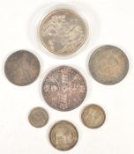 COLLECTION OF 1887 QUEEN VICTORIA SILVER COINS