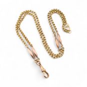 EARLY 20TH CENTURY 9CT GOLD LINK NECKLACE CHAIN