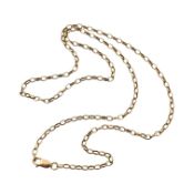 HALLMARKED 9CT GOLD BELCHER LINK CHAIN NECKLACE