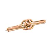 EARLY 20TH CENTURY 9CT GOLD BAR BROOCH PIN