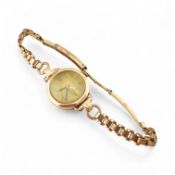 HALLMARKED 9CT GOLD LADIES DRESS WRISTWATCH