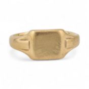 HALLMARKED 9CT GOLD SIGNET RING