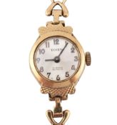 HALLMARKED 9CT GOLD DIXEN LADIES DRESS WATCH