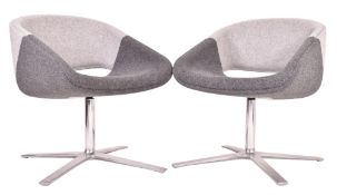 ORANGE BOX - PAIR OF CONTEMPORARY DESIGNER CHAIRS