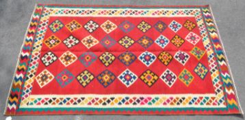 SOUTH WEST PERSIAN QASHGAI KILIM RUG