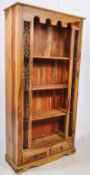 LARGE 20TH CENTURY SHEESHAM OPEN WINDOW BOOKCASE