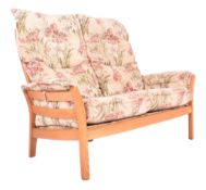 ERCOL - MODEL 930LT - MODERN ELM FRAMED SOFA