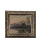 EARLY 20TH CENTURY COUNTRYSIDE LANDSCAPE OIL PAINTING ON BOARD