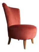 VINTAGE 20TH CENTURY LADIES' BOUDOIR CHAIR