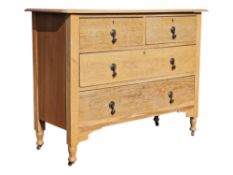 1940S LIGHT OAK CHEST OF DRAWERS