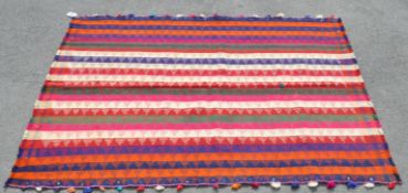 SOUTH WEST PERSIAN JAJIM KILIM RUG