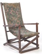 EARLY 20TH CENTURY ARTS & CRAFTS FOLDING STEAMER CHAIR