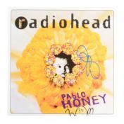 RADIOHEAD (BAND) - DUAL SIGNED PABLO HONEY LP - BECKETT AUTHENTICATION