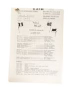 'ALLO 'ALLO! (BBC SITCOM) - ORIGINAL PRODUCTION SCRIPT