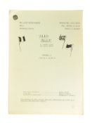 'ALLO 'ALLO! (BBC SITCOM) - ORIGINAL REHEARSAL SCRIPT