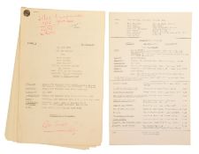 THE GOON SHOW – BBC COMEDY SHOW 1951-1960 - ORIGINAL RECORDING SCRIPT