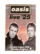 ANDY BELL - OASIS - OASIS LIVE 2025 - SIGNED 8X12