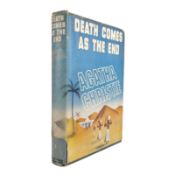 CHRISTIE, AGATHA. 1944 DEATH COMES AT THE END FIRST US EDITION