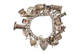 SILVER CHARM BRACELET