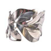 925 SILVER LEAF BANGLE